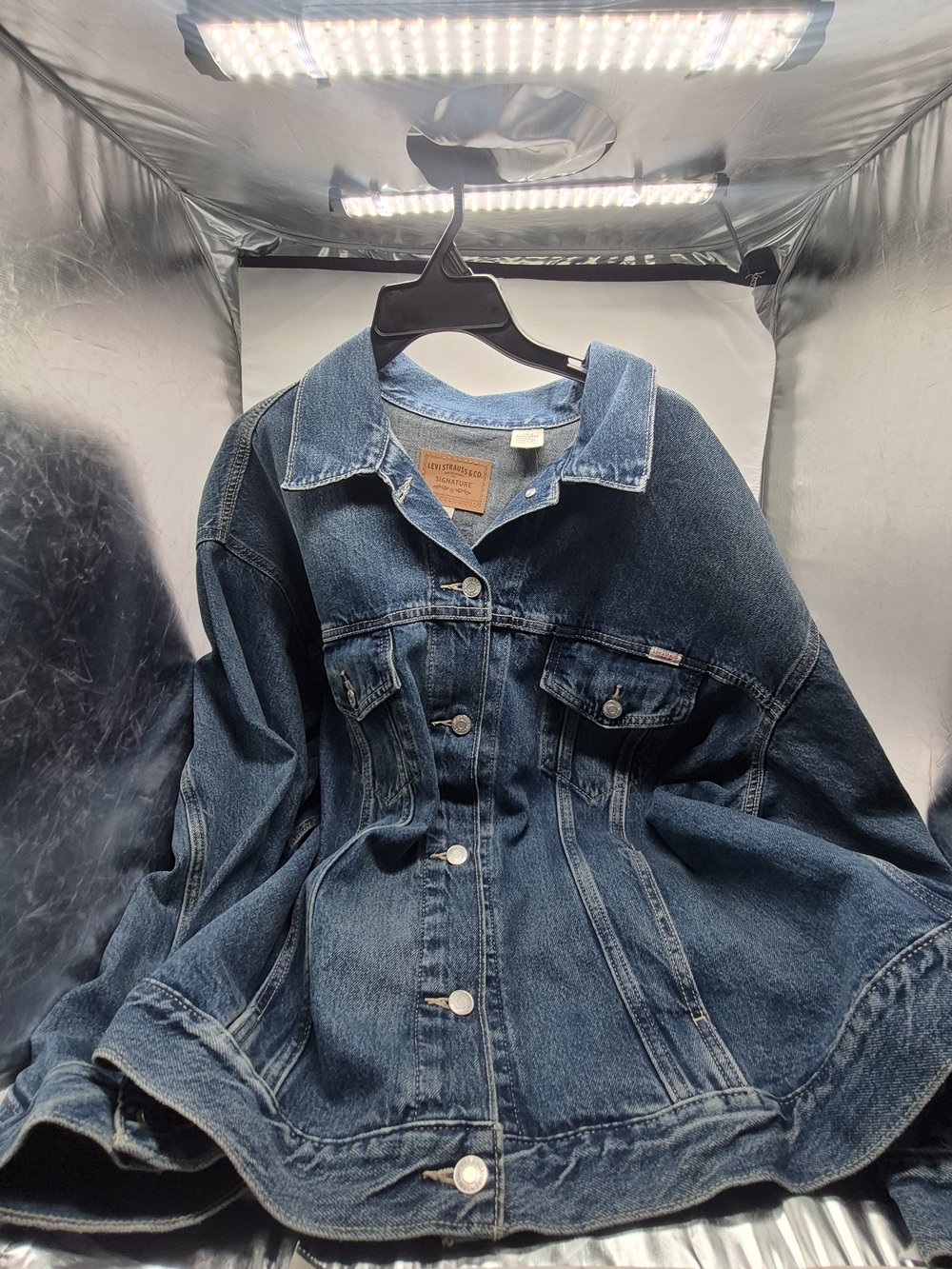 Classic Dark Blue Denim Jacket - Levi
